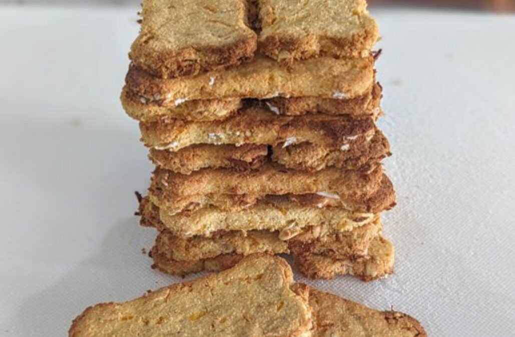 Apple Carrot Dog Biscuits