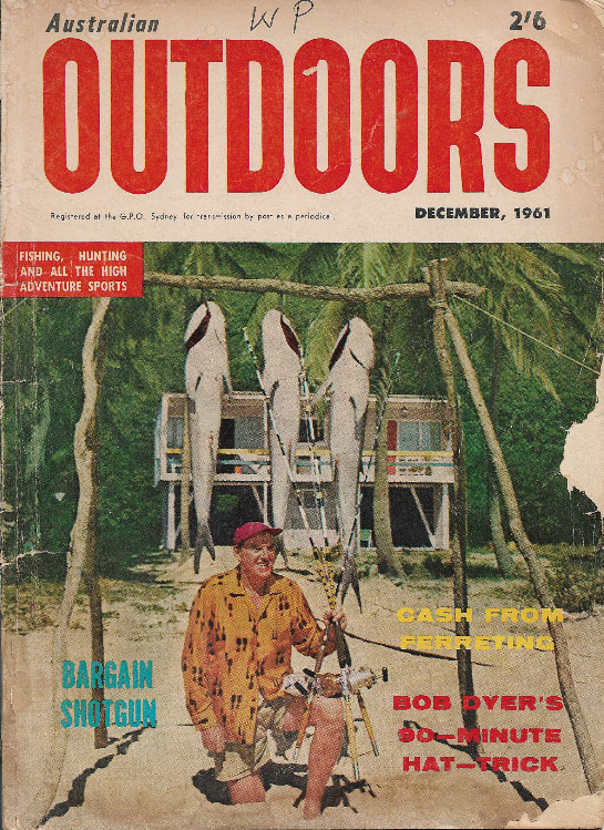 Cover of Australian Outdoors magazine, December 1961